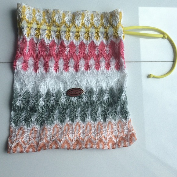 Missoni Drawstring Bathing Suit Dust Bag