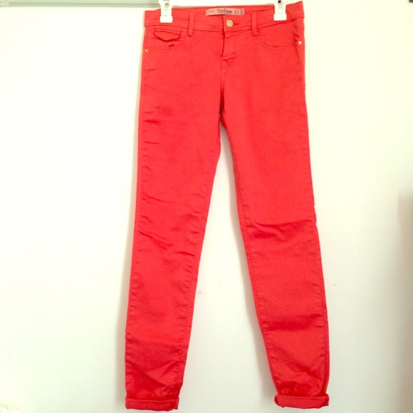 Orange Skinny Jeans