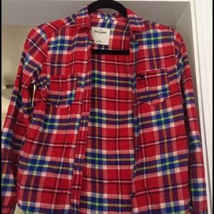 Kids size M flannel Abercrombie shirt