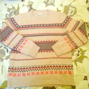 J. Crew Fair Isle Sweater