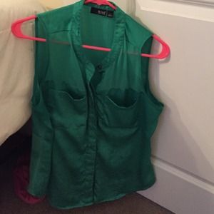 Emerald green shirt