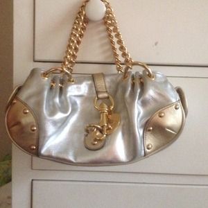 Gold and silver Juicy Couture purse