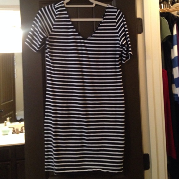 H&M black and white dress!