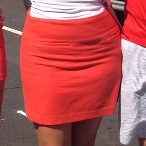 Gap orange skirt!