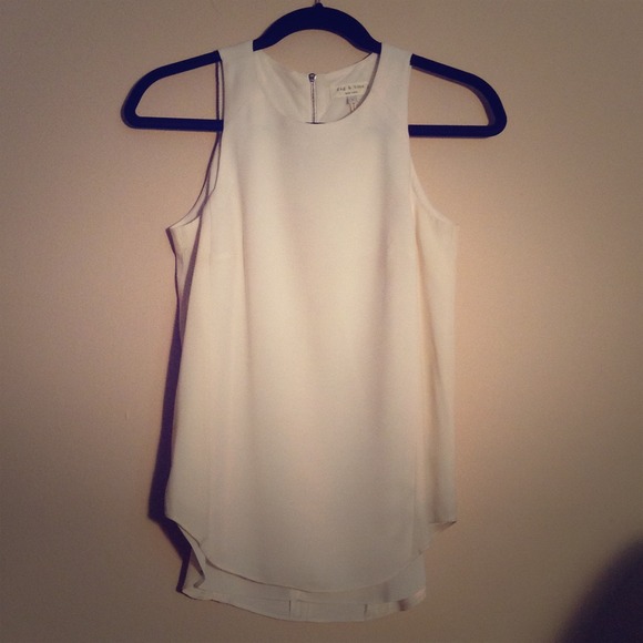White Silky Top
