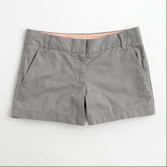 J. Crew grey chino shorts!
