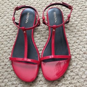 Red Merona sandals :)!