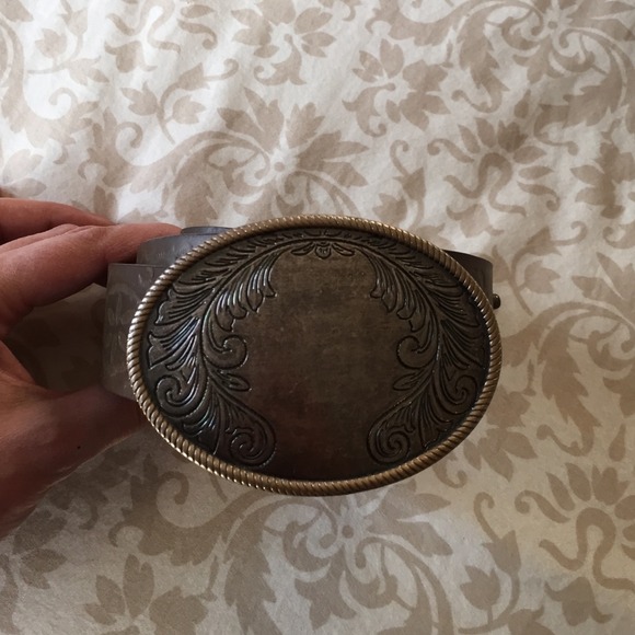 Accessories - Buckled Belt Genuine Leather