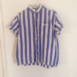 Basic striped button up