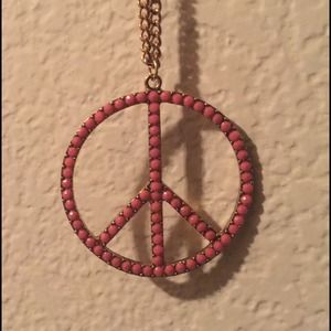 peace sign necklace