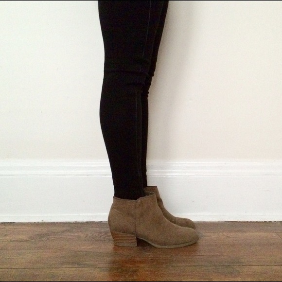 Taupe Ankle Boots Size 6