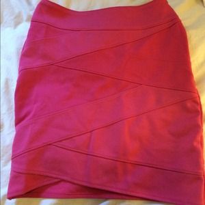 Pink bandage skirt - size S