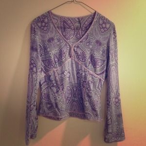 Paisley Long Sleeve Elie Tahari Shirt