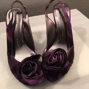 Purple and black Guess by Marciano heels