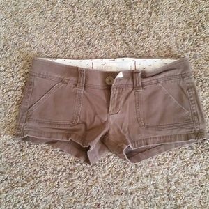Brown Hollister shorts