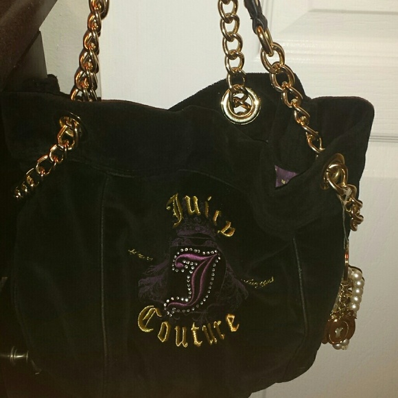 Juicy Couture  velour  chain purse