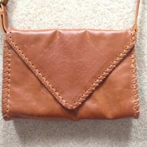Cute embossed leather bag