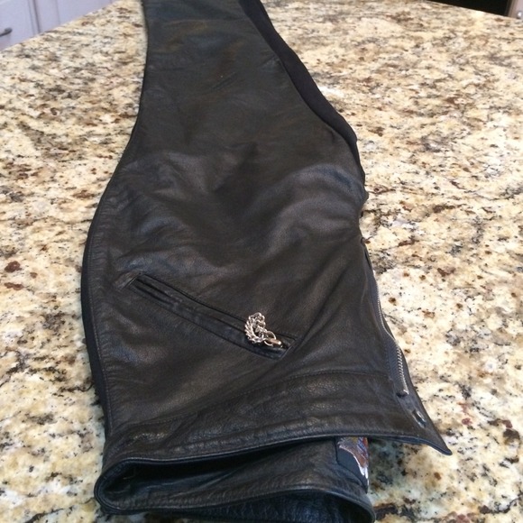 Harley Davidson leather/spandex pants