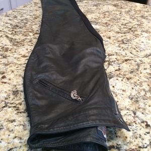Harley Davidson leather/spandex pants