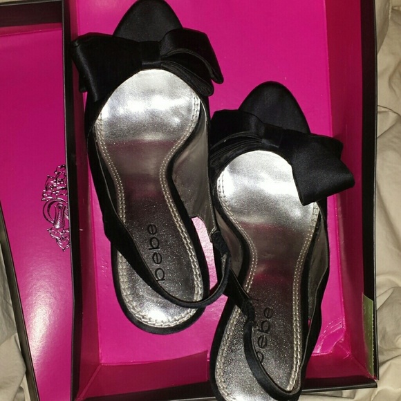 Adorable Bebe shoes only worn once on my bday!