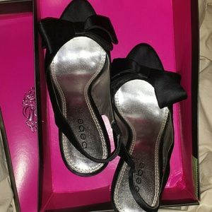 Adorable Bebe shoes only worn once on my bday!