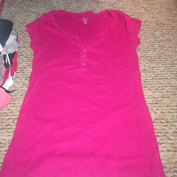 Hot pink top!