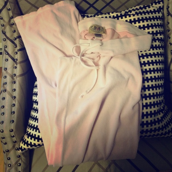 Juicy Couture Velour Baby Pink Pants