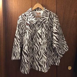 Paris Blues animal print blazer