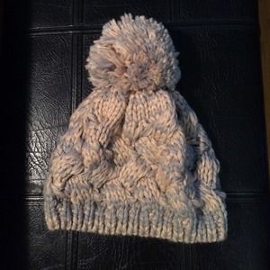 Knitted Pom Pom Winter Hat