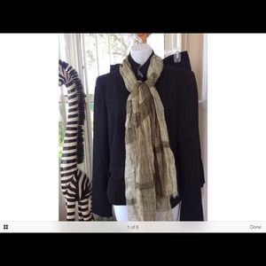 Burberry silk blend scarf new