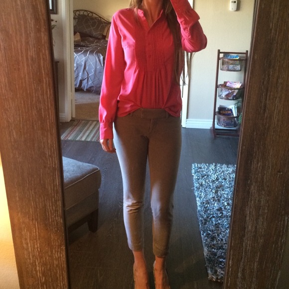 Hot pink | long sleeve blouse