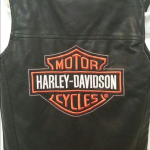 HARLEY-DAVIDSON Kids Pleather Biker Vest