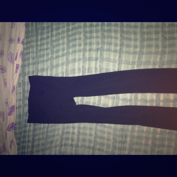 Black thick leggings