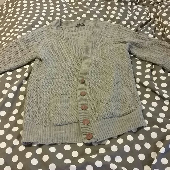 Oversized knit cardigan