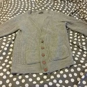 Oversized knit cardigan