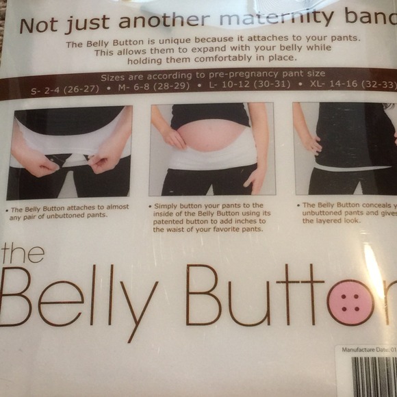 The belly button maternity band