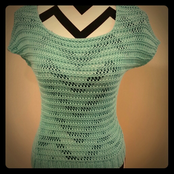 Ladies crochet Divided by H&M top.