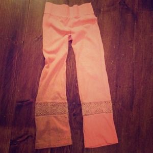 Pac Sun Peach/Pink Lounge, Pajama, or Yoga Pants