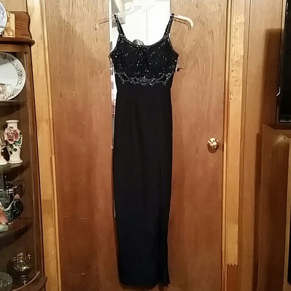 Alyce navy blue formal prom dress 2/4