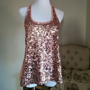 Sparkly pink top