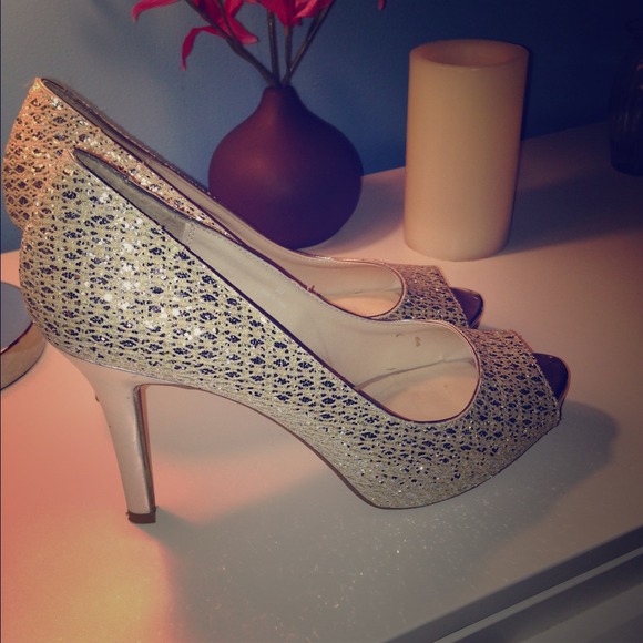 Open toed Audrey Brooke heels