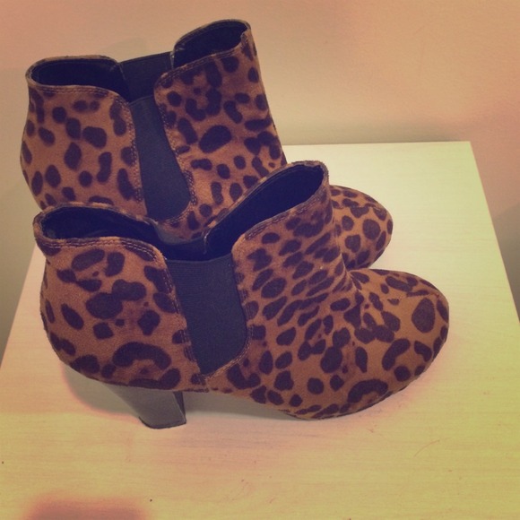 Madden Girl cheetah booties