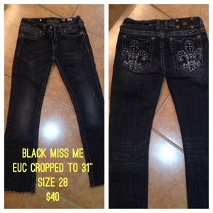 Black Miss Me Jeans