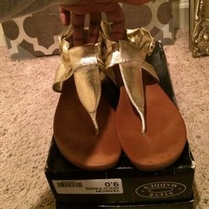 Steve Madden Gold Sandals
