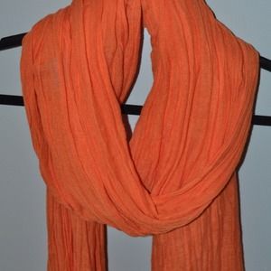 Orange scarf