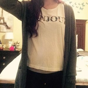 American Eagle Open Knit Cardigan