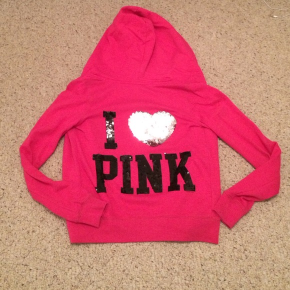 Sequin PINK sweatshirt