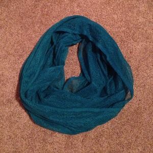 Turquoise Infinity Scarf