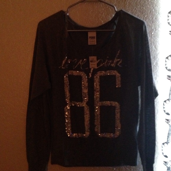 Pink long sleeve top
