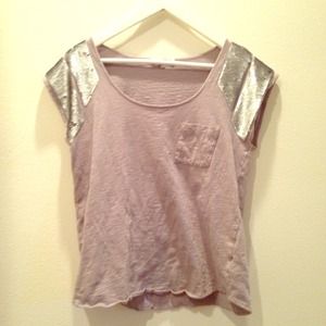 Sequin Shoulder Top